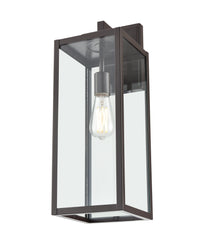 7'' Atless Powder Coated Bronze 1 Light Lantern