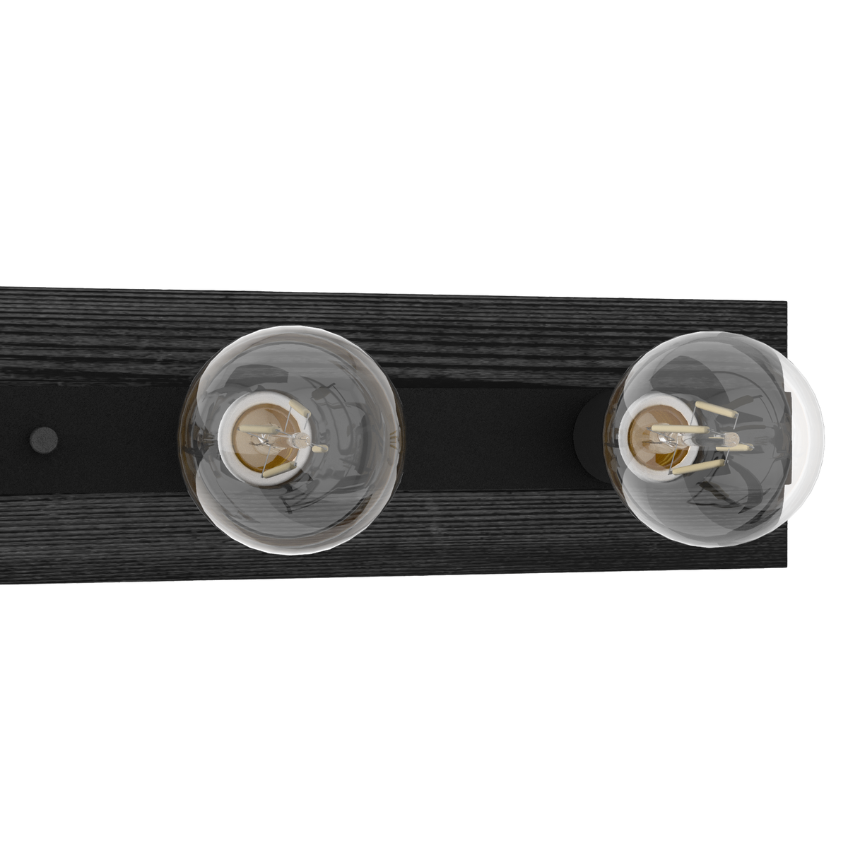 Donelson 30.25-inch 5-light Natural Black Iron and Dark Ash Vanity Light