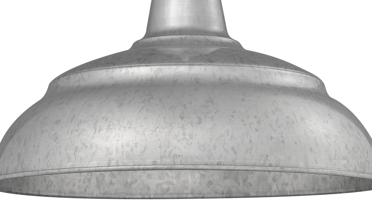 14'' Galvanized Metal R Series Warehouse Shade