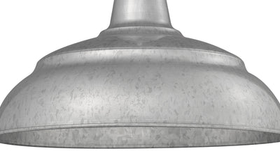 14'' Galvanized Metal R Series Warehouse Shade