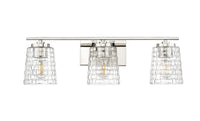 23'' Saben Polished Nickel 3 Light Bath Vanity
