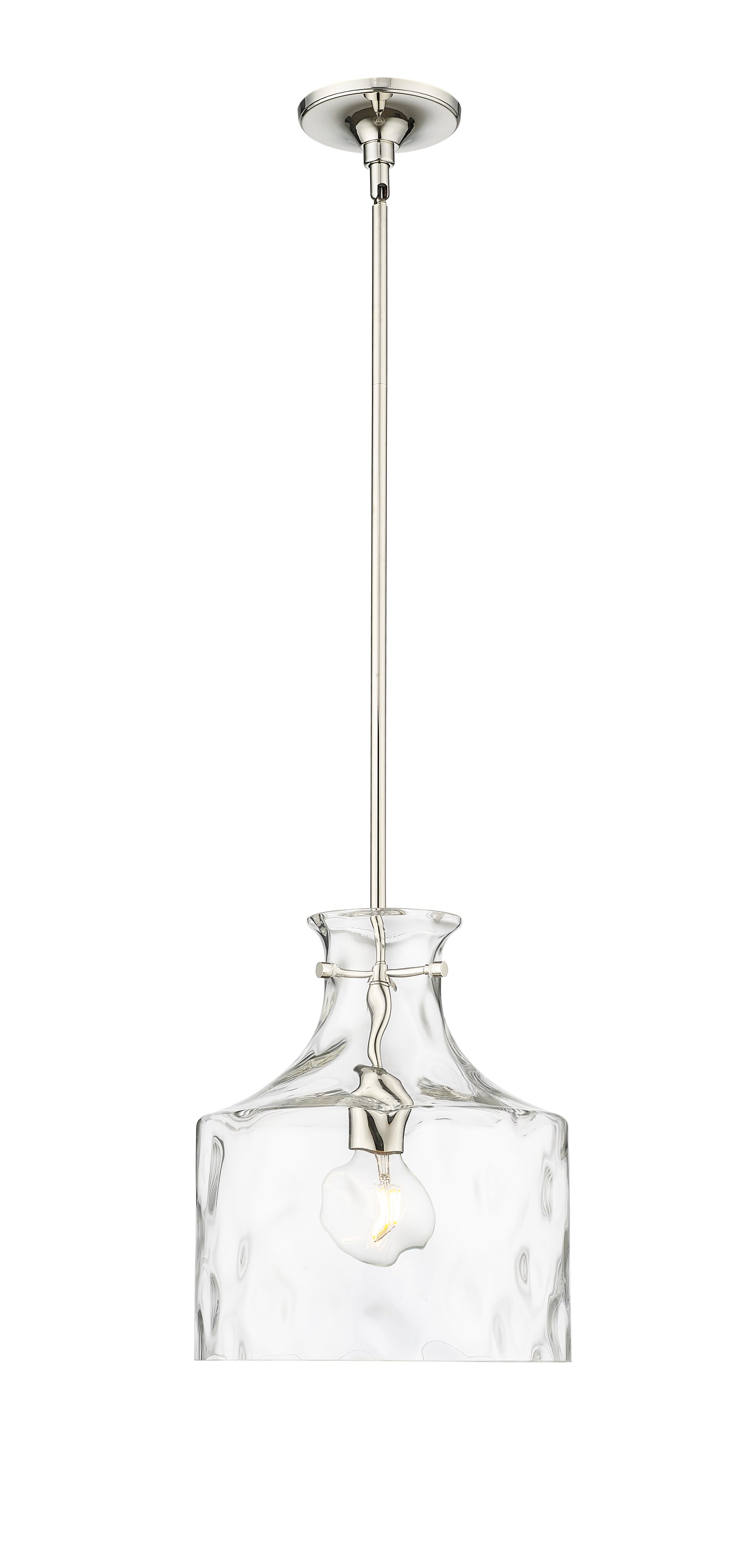 13'' Santorini Polished Nickel 1 Light Pendant