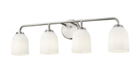 32'' Norah Brushed Nickel 4 Light Bath Vanity