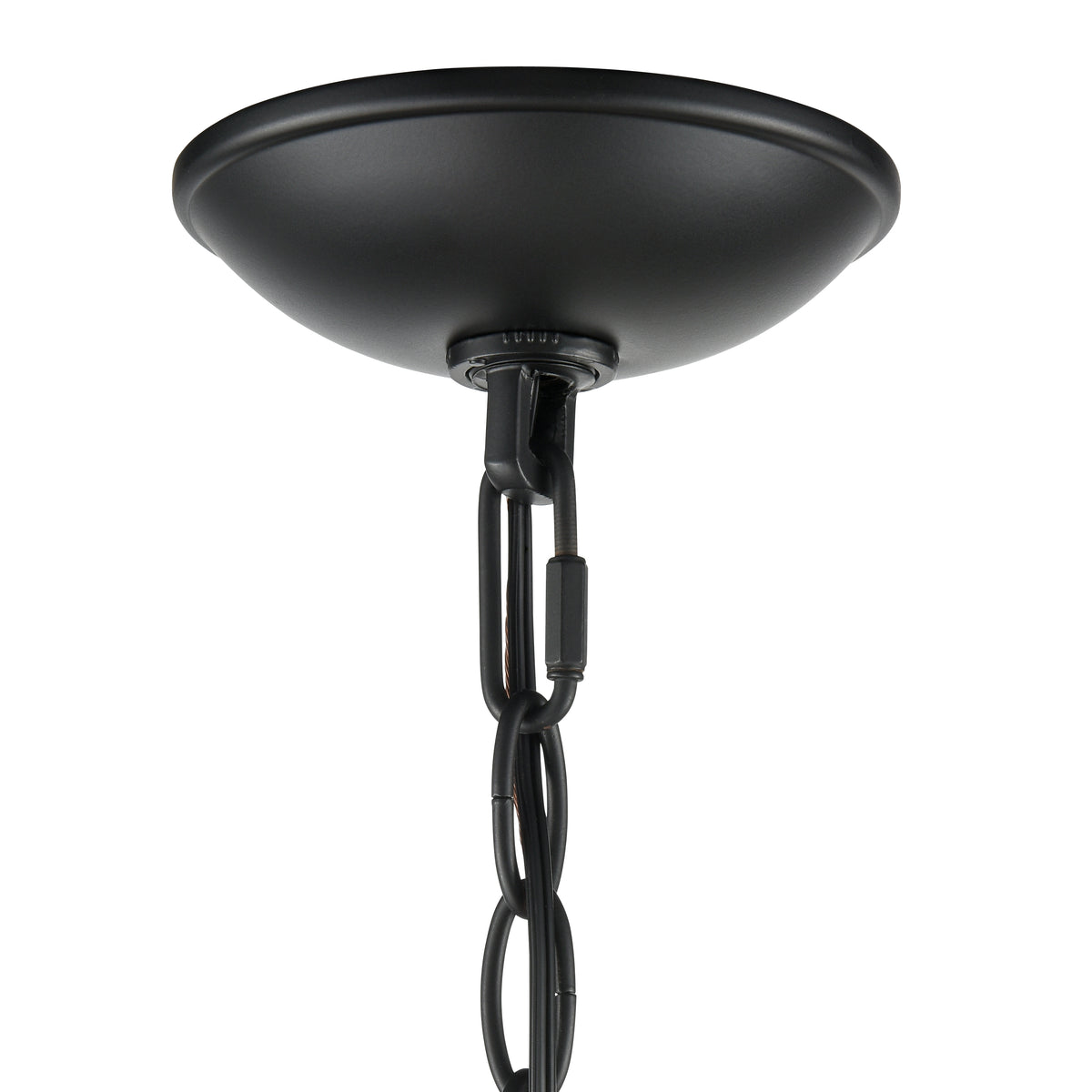26.5'' Charlize Matte Black 5 Light Chandelier
