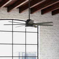 60 inch Phenomenon Wi-Fi ENERGY STAR® Matte Black Ceiling Fan with LED Light Kit and Wall Control