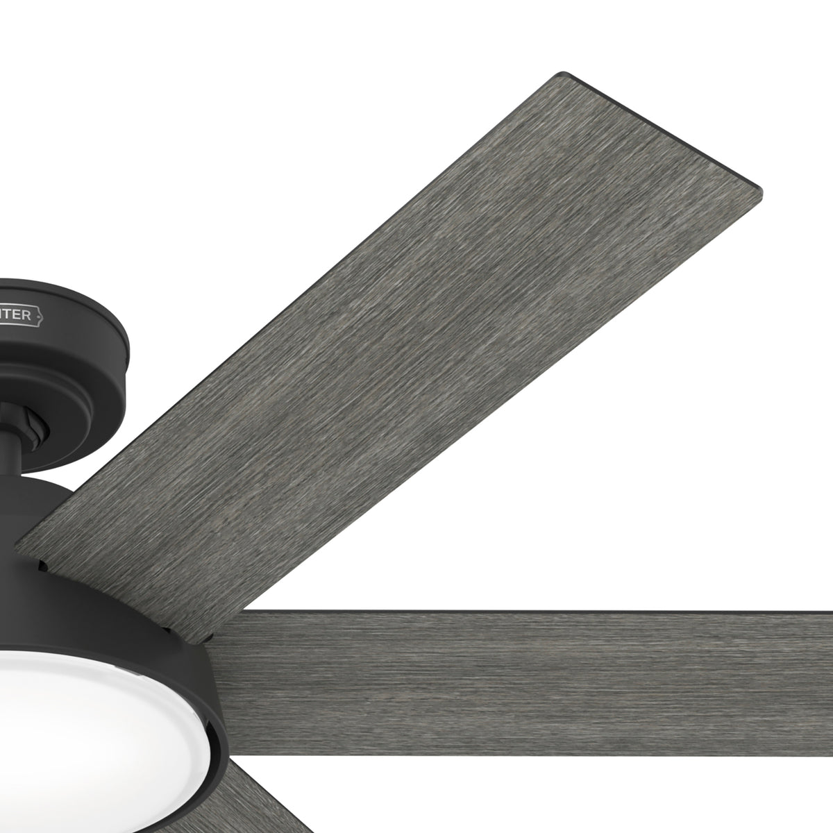 52 inch Donatella Matte Black Ceiling Fan with LED Light Kit and Handheld Remote