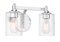 14'' Ryehouse Chrome 2 Light Bath Vanity