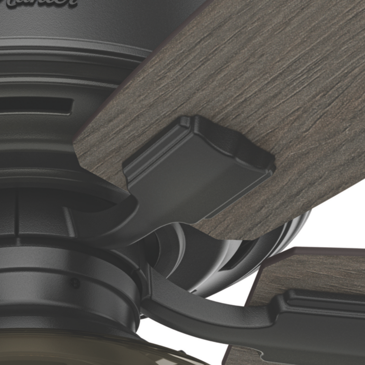 52 inch Bennett Matte Black Ceiling Fan with LED Light Kit