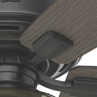 52 inch Bennett Matte Black Ceiling Fan with LED Light Kit