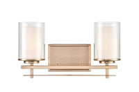16'' Huderson Modern Gold 2 Light Bath Vanity