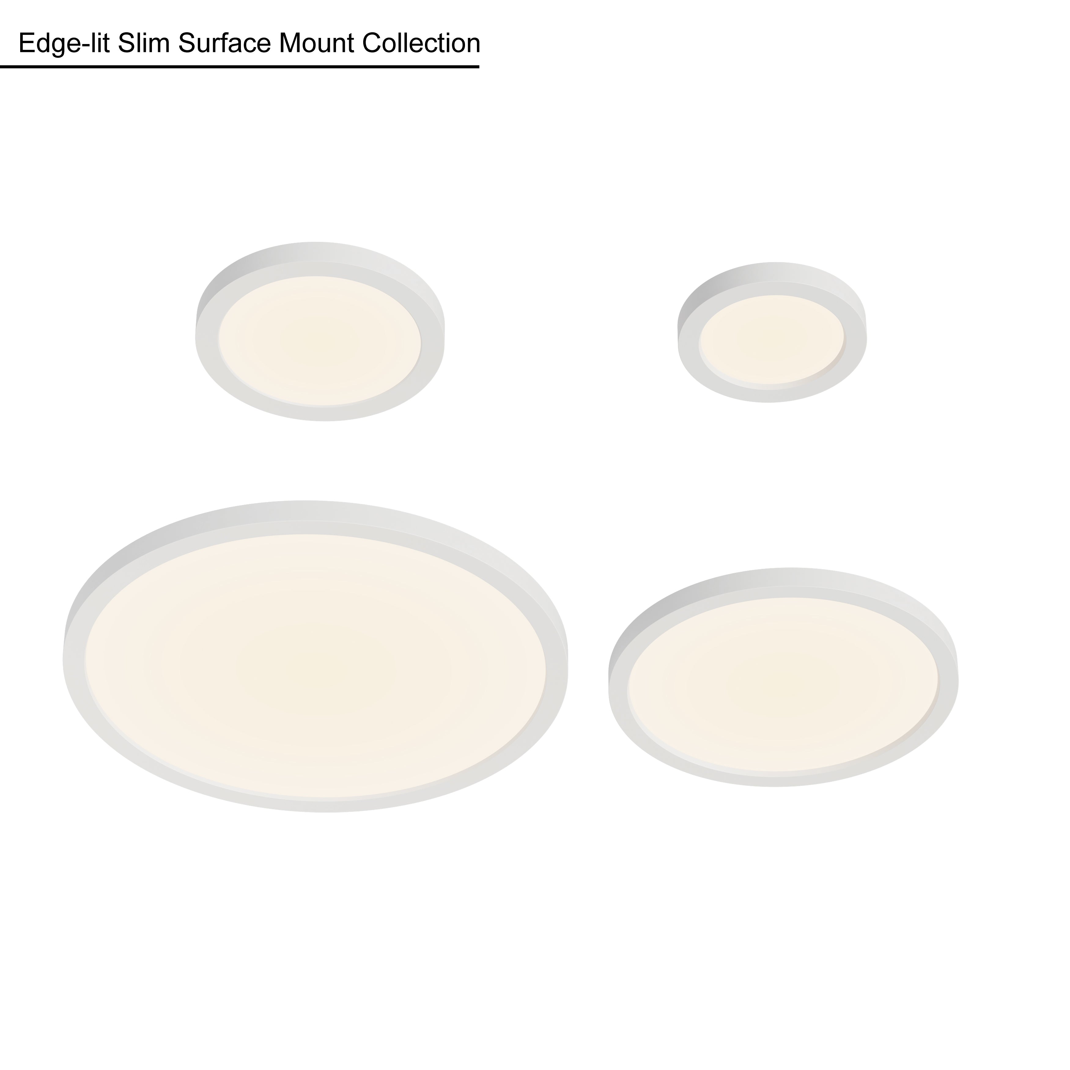 7-inch White Wall Light with 5-CCT Selectable White