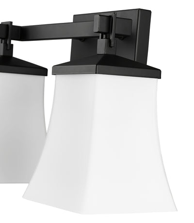 15'' Sonorra Matte Black 2 Light Bath Vanity
