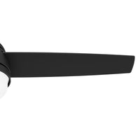 48 inch Midtown Matte Black Ceiling Fan with LED Light Kit and Handheld Remote