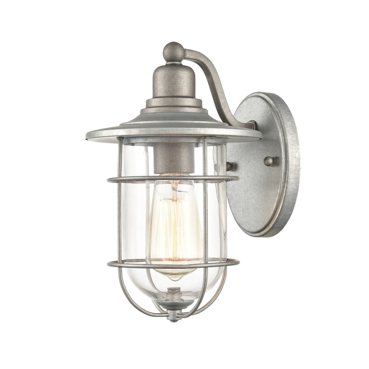 6.75''  Galvanized 1 Light Wall Sconce