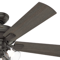 52 inch Crestfield Noble Bronze Ceiling Fan with LED Light Kit and Pull Chain