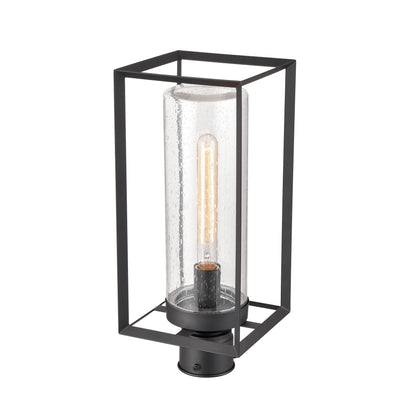 17.63'' Wheatland Powder Coated Black 1 Light Post Lantern