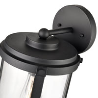 9'' Pennfield Textured Black 1 Light Wall Sconce
