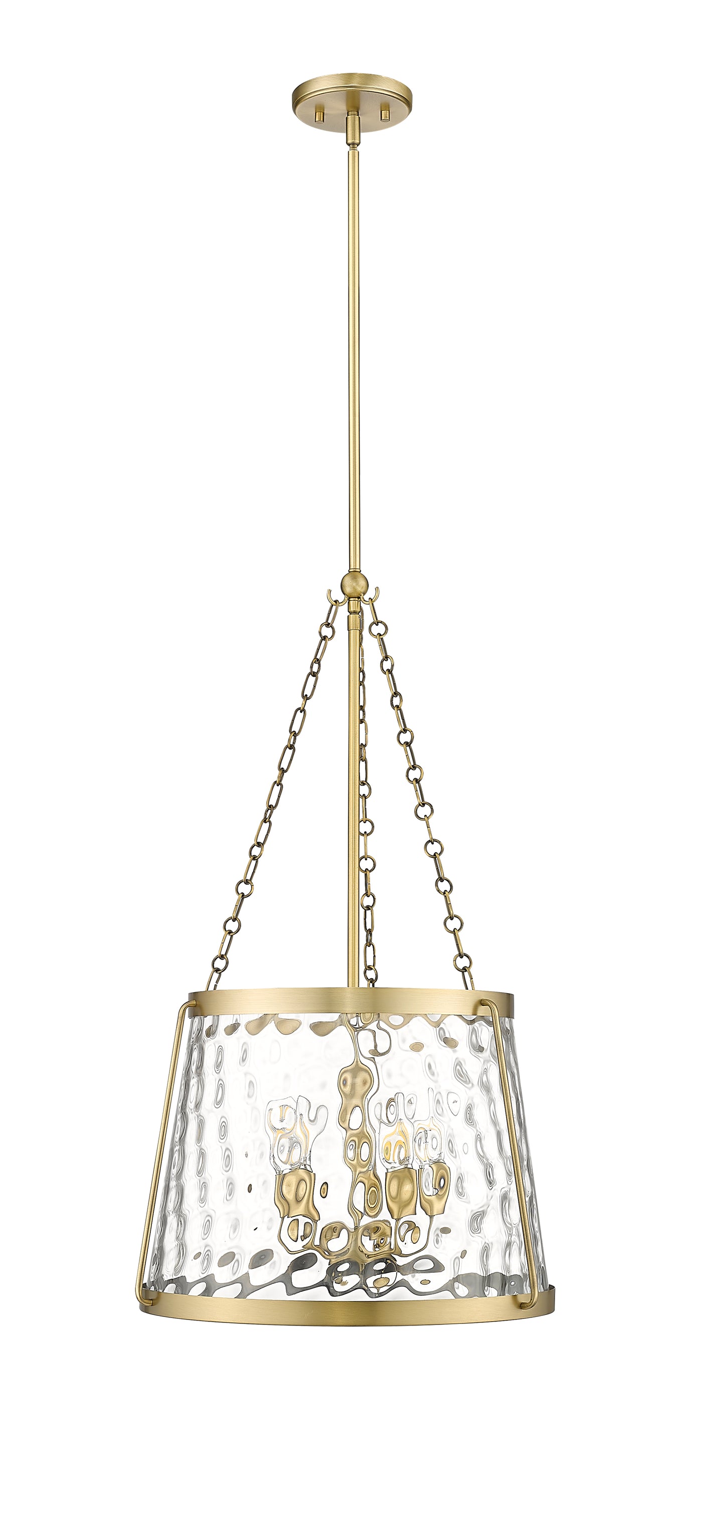 29.88'' Adabella Vintage Brass 5 Light Pendant