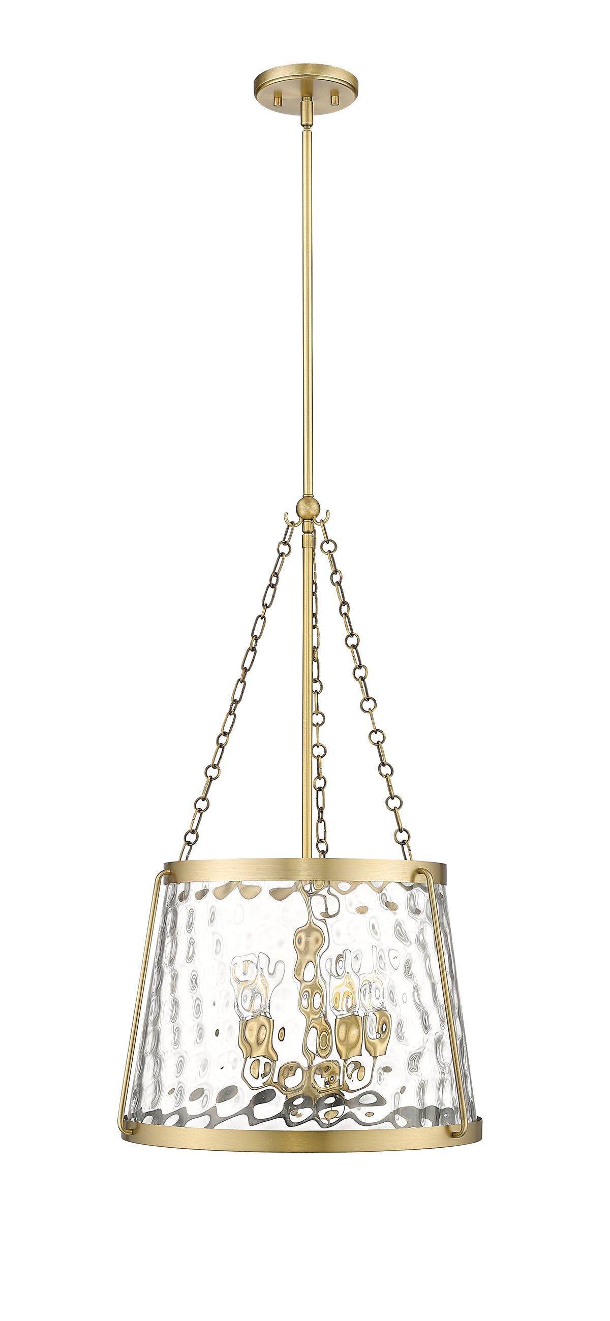 29.88'' Adabella Vintage Brass 5 Light Pendant