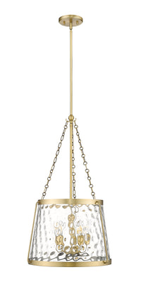29.88'' Adabella Vintage Brass 5 Light Pendant