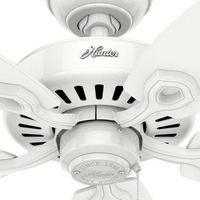 52 inch Builder Snow White Ceiling Fan and Pull Chain