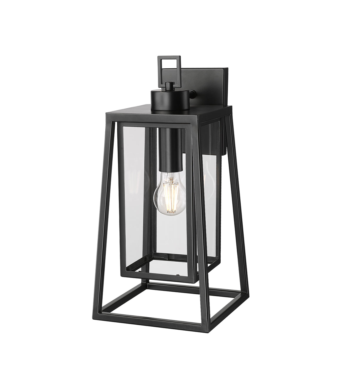 8.25'' Denzell Powder Coated Black 1 Light Wall Sconce