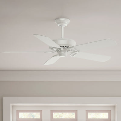 Casablanca 54 inch Panama Fresh White Ceiling Fan and Wall Control
