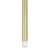 Manhattan 1-inch 1-light Brushed Gold LED Pendant Light