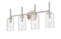 25.5'' Chastine Brushed Nickel 4 Light Bath Vanity