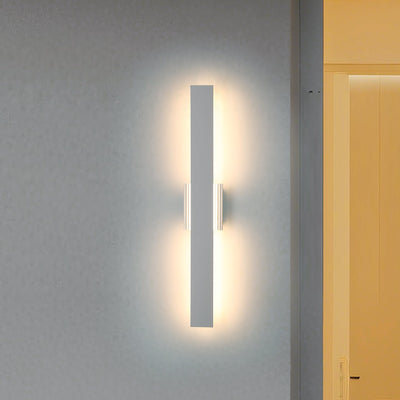 Jacks 36-inch Textured White 5CCT LED Exterior Wall Sconce