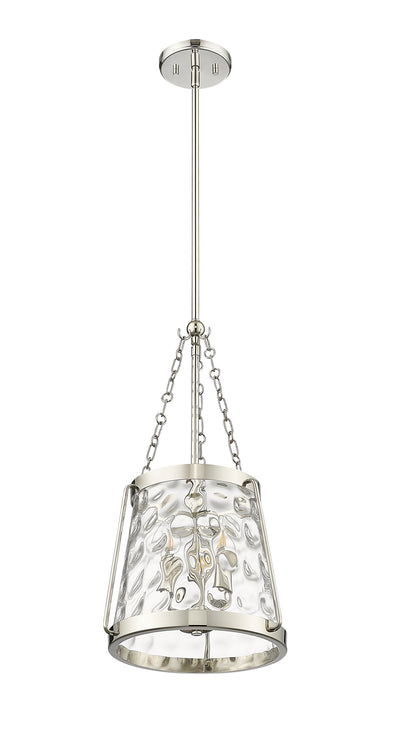 21.63'' Adabella Polished Nickel 3 Light Pendant