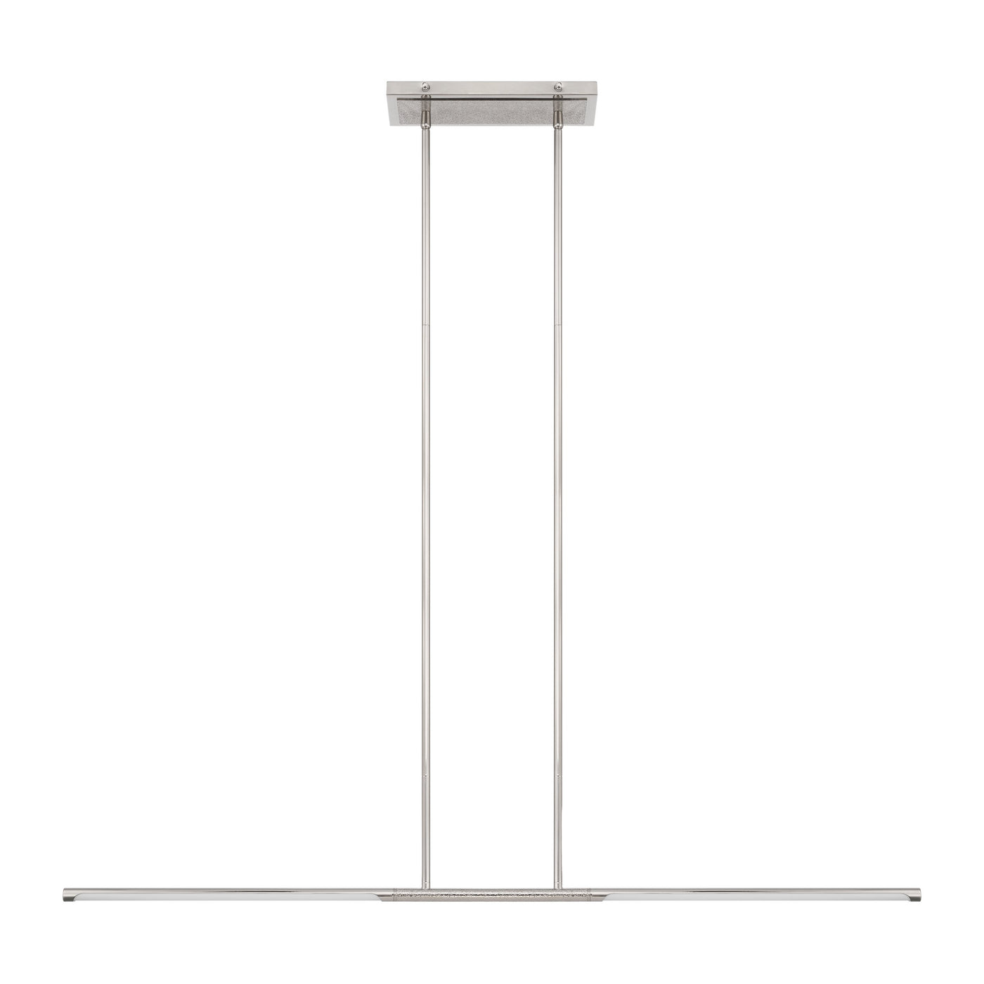 Overture 48-inch 2-light Polished Nickel 5CCT LED Linear Chandelier