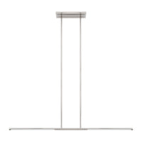 Overture 48-inch 2-light Polished Nickel 5CCT LED Linear Chandelier