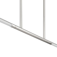 Overture 48-inch 2-light Polished Nickel 5CCT LED Linear Chandelier