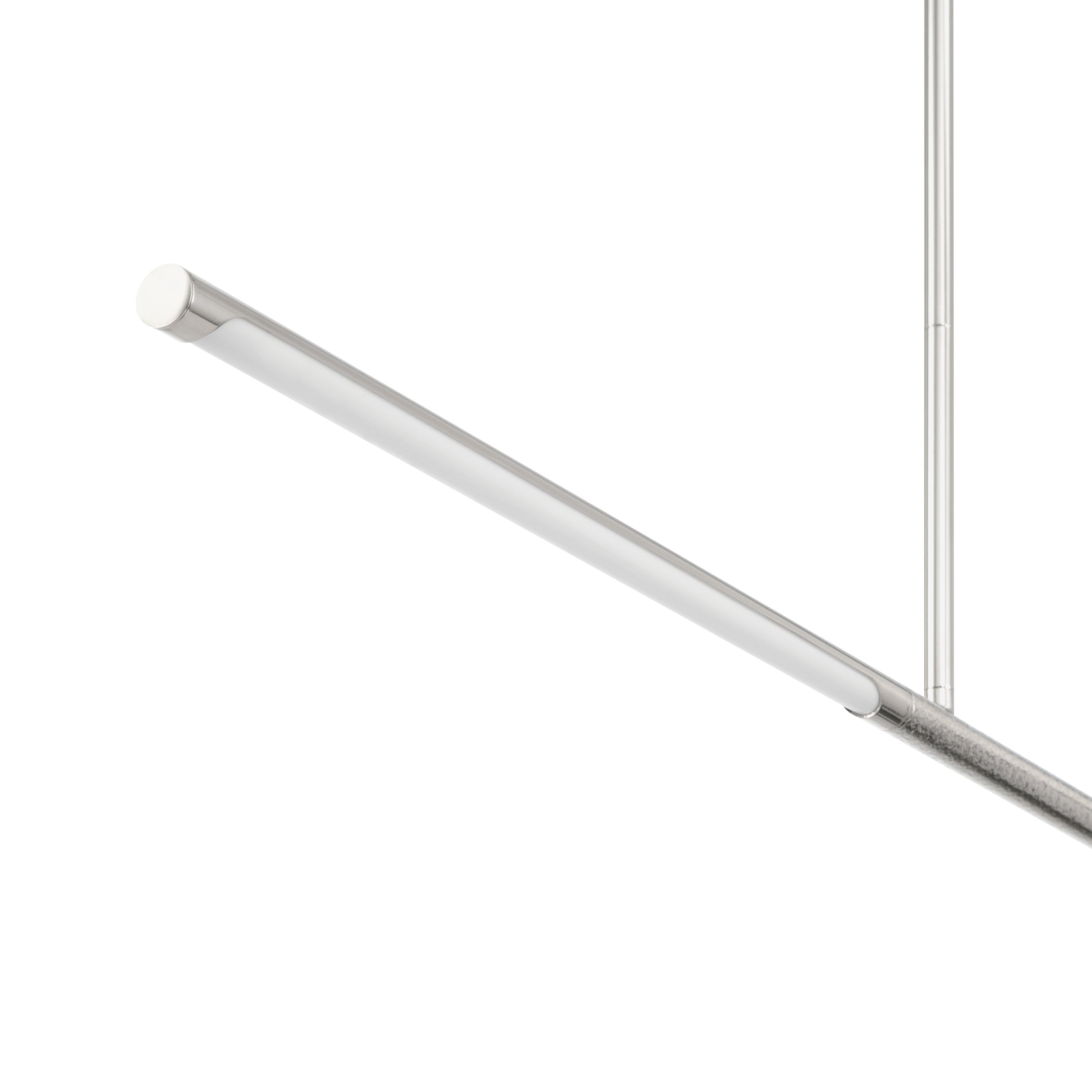 Overture 48-inch 2-light Polished Nickel 5CCT LED Linear Chandelier