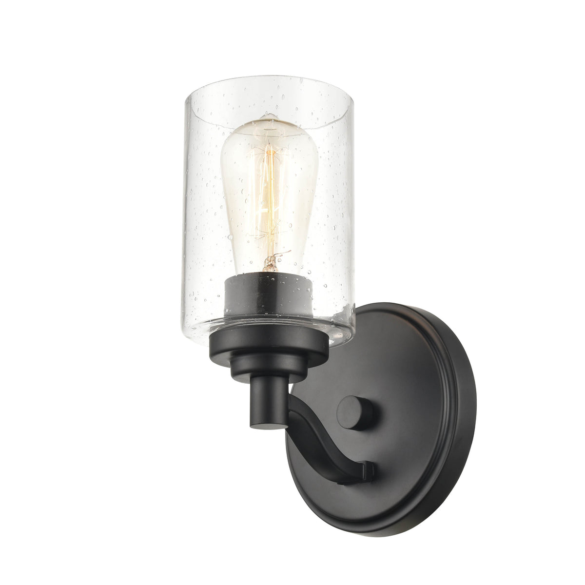 4.38'' Moven Matte Black 1 Light Wall Sconce