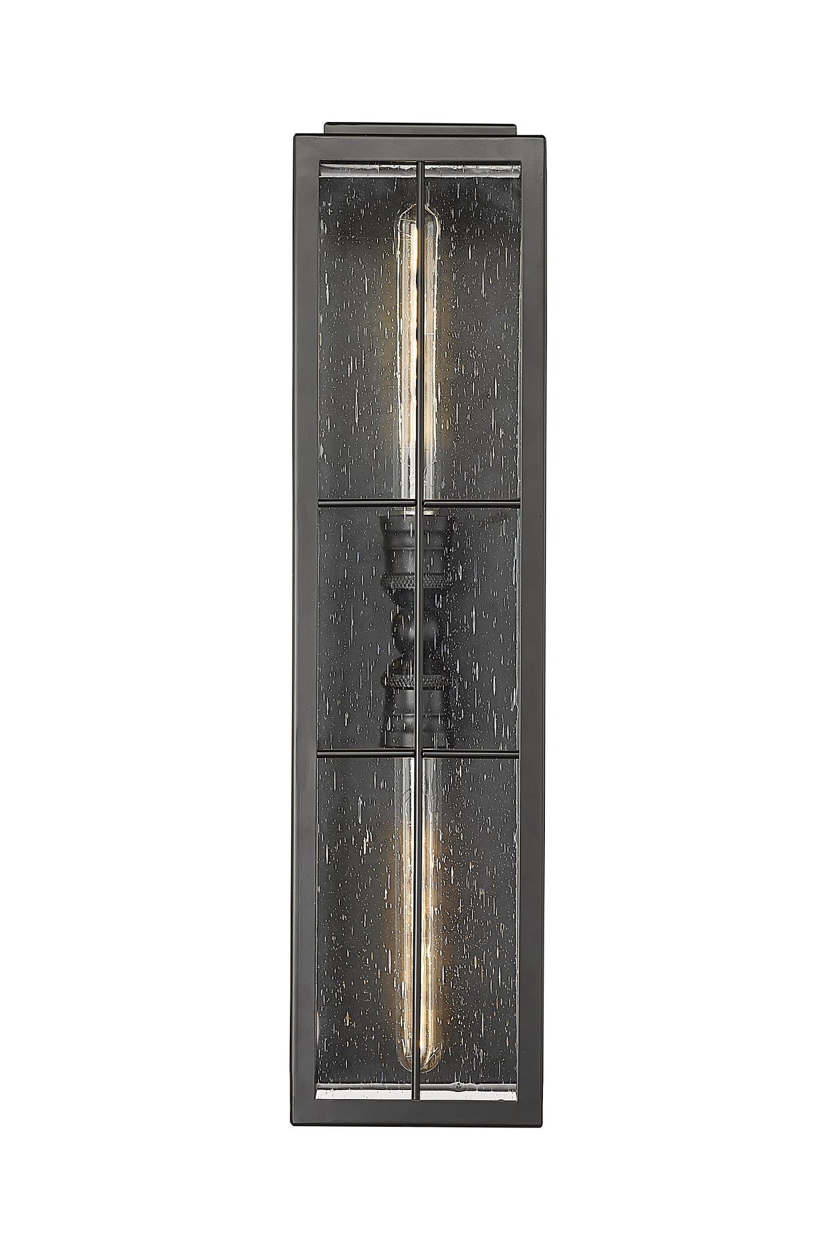 6'' Jaxson Powder Coated Black 2 Light Wall Sconce