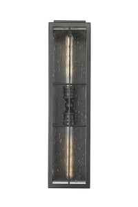 6'' Jaxson Powder Coated Black 2 Light Wall Sconce