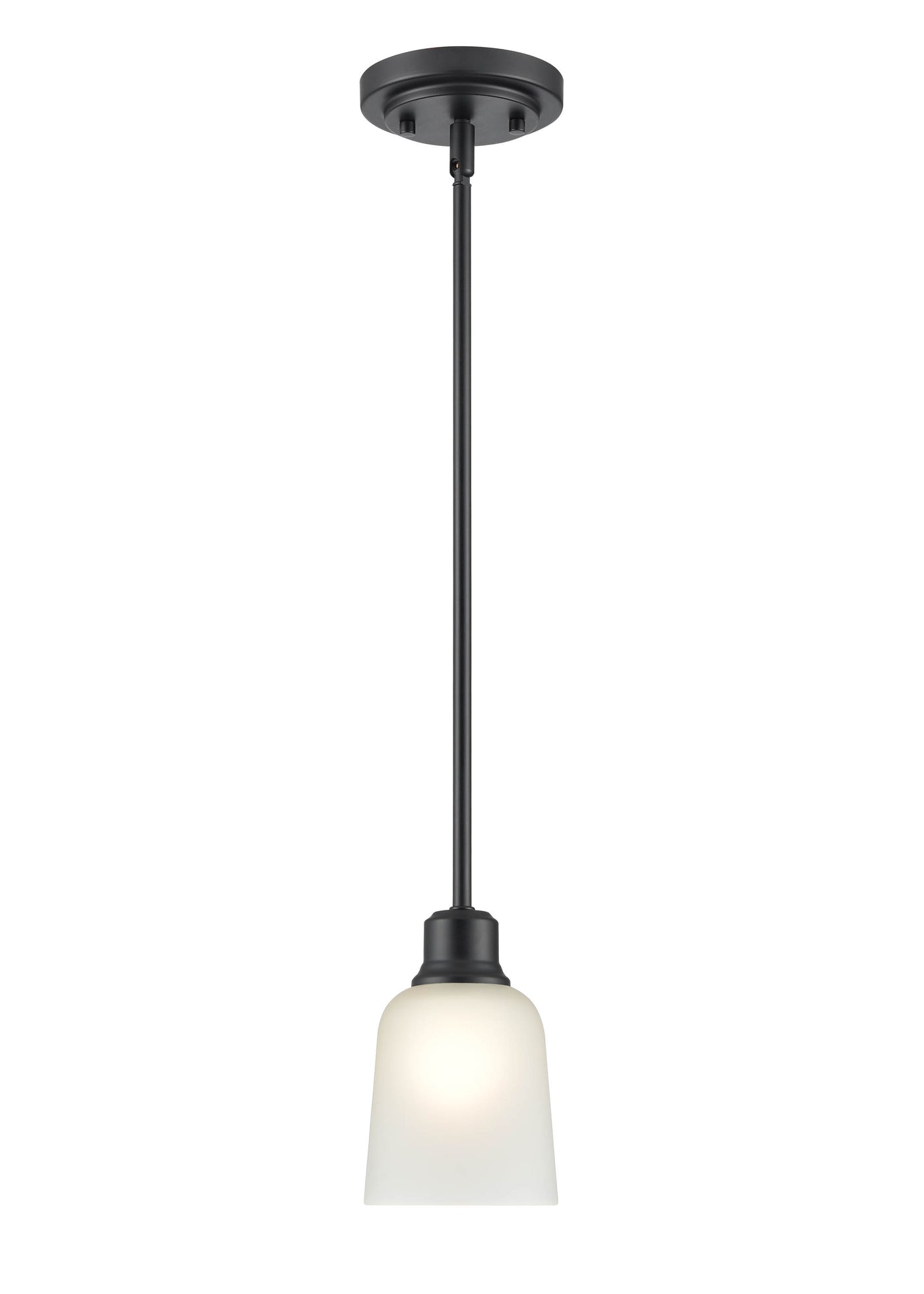 7.25'' Amberle Matte Black 1 Light Mini Pendant