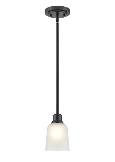 7.25'' Amberle Matte Black 1 Light Mini Pendant