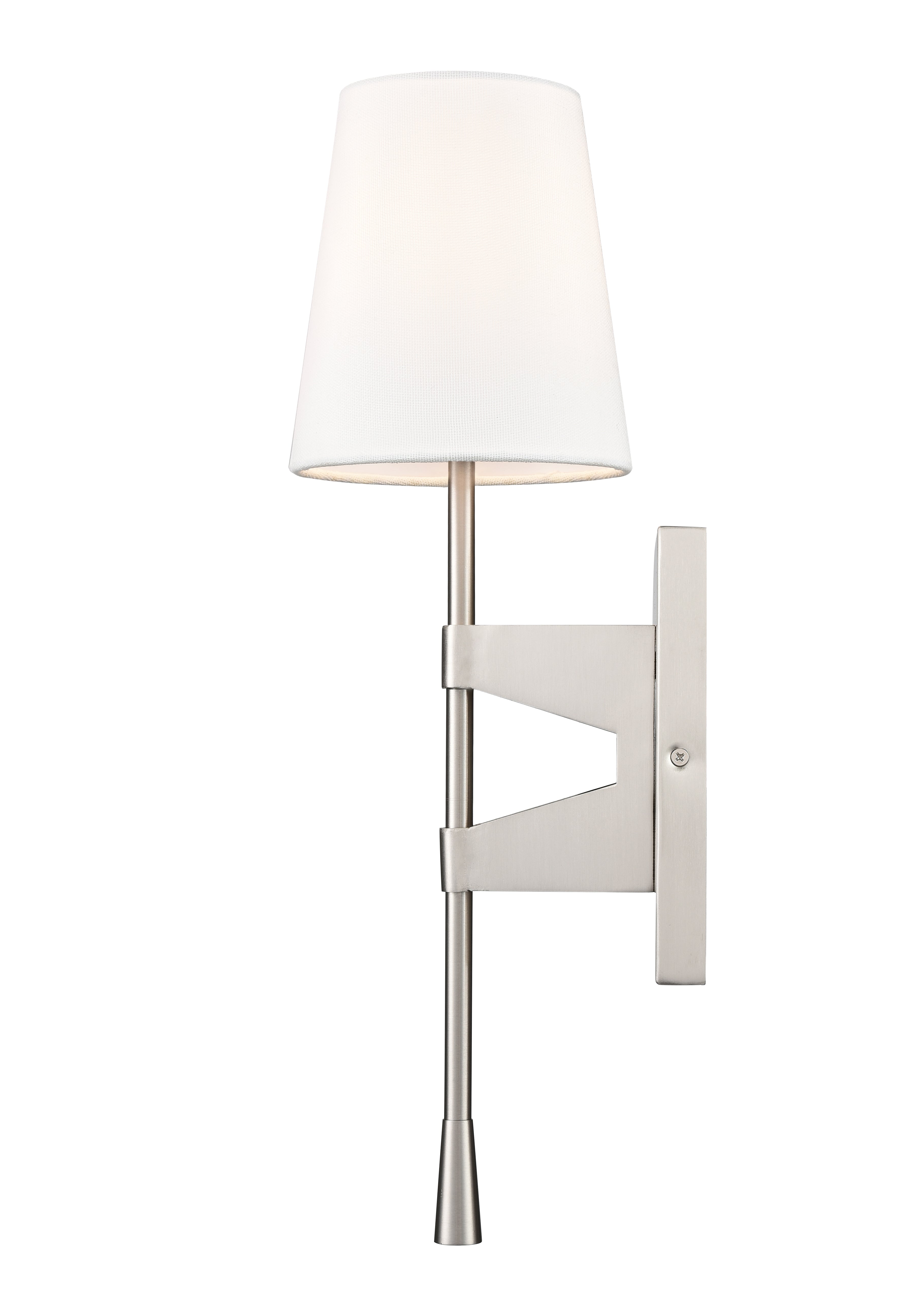 19.5-inch Brushed Nickel 1-Light Wall Sconce