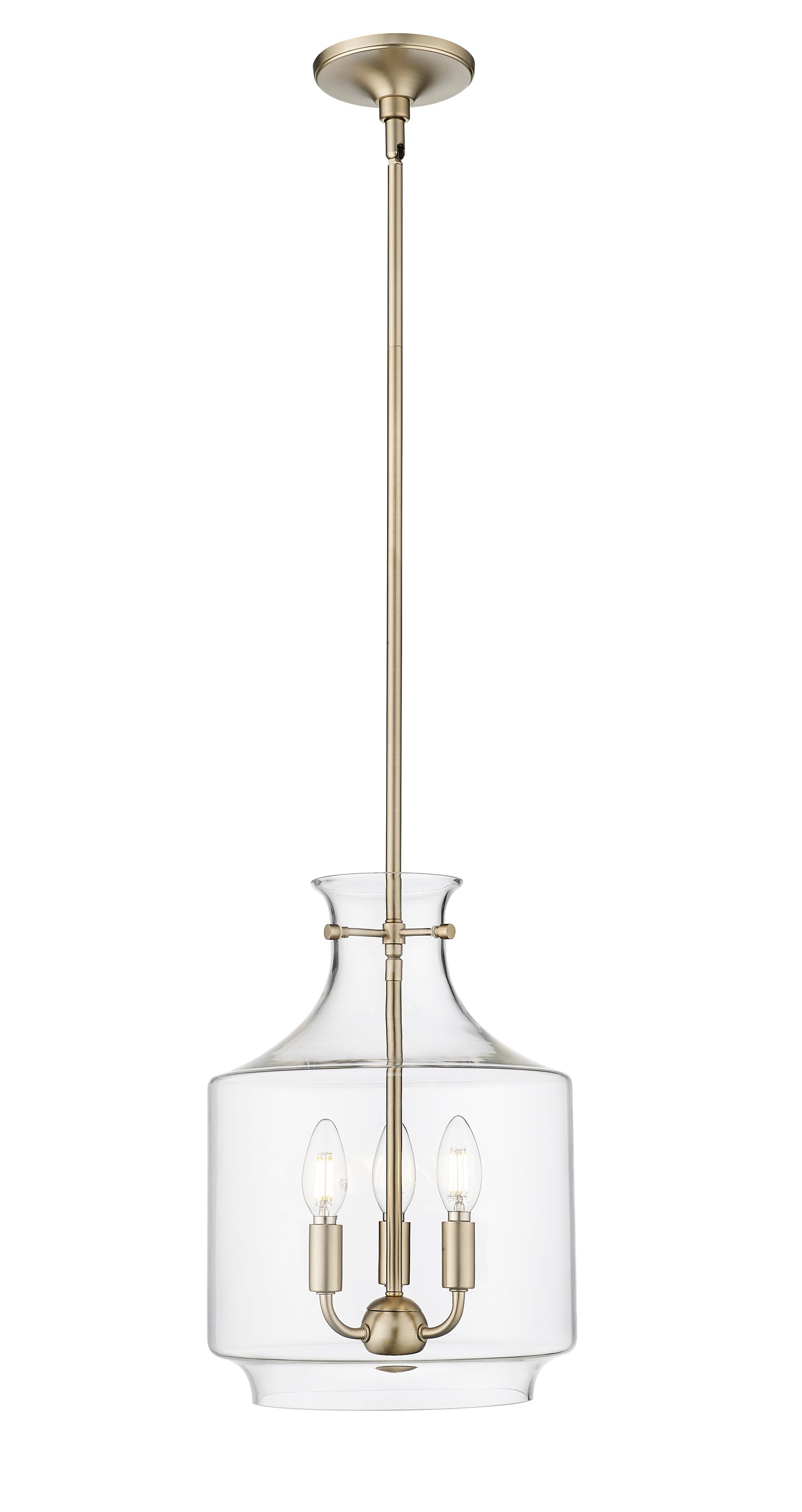 15.5'' Mahannah Modern Gold 3 Light Pendant