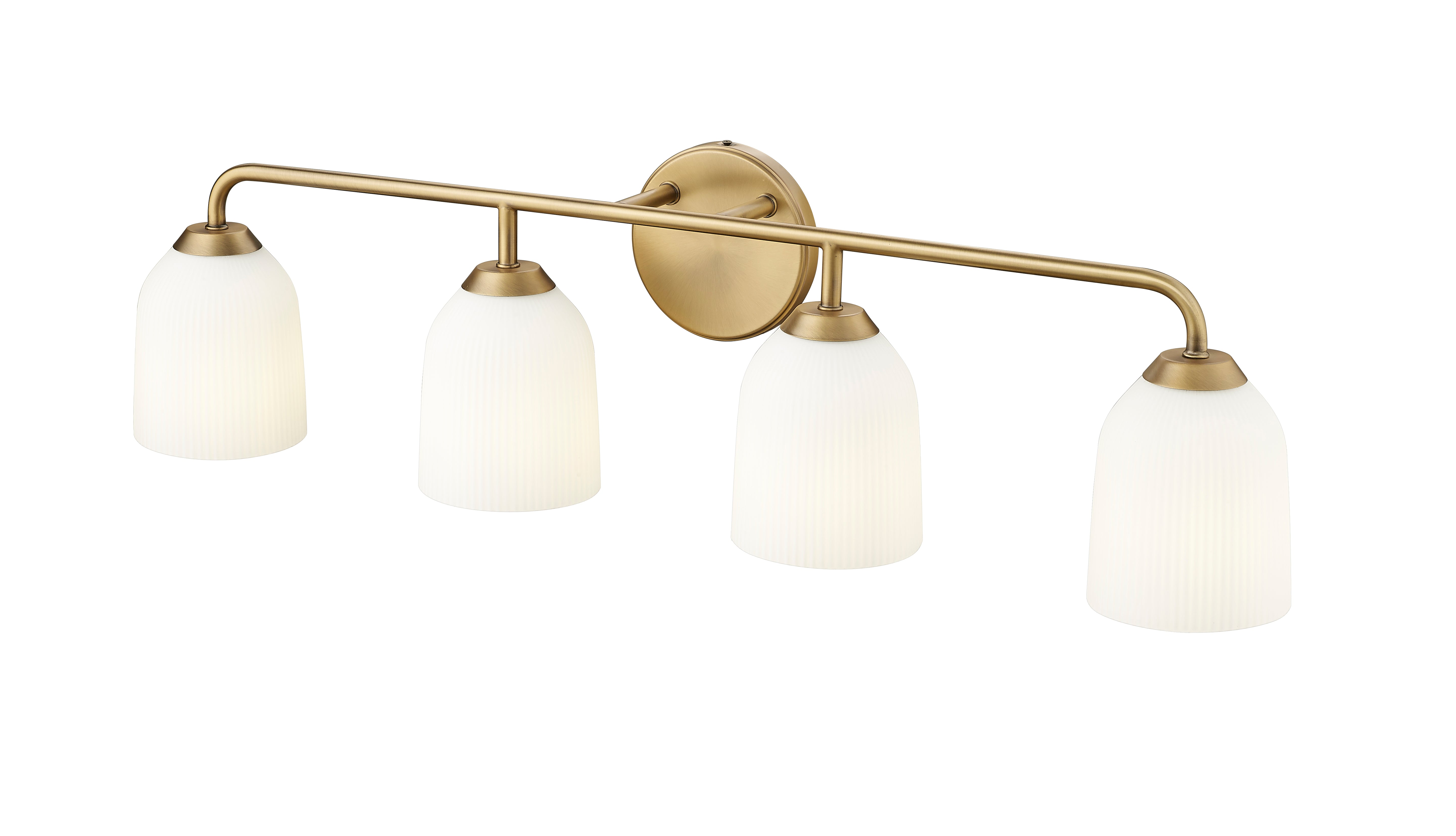 32'' Norah Vintage Brass 4 Light Bath Vanity