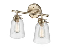 16'' Amberose Modern Gold 2 Light Bath Vanity