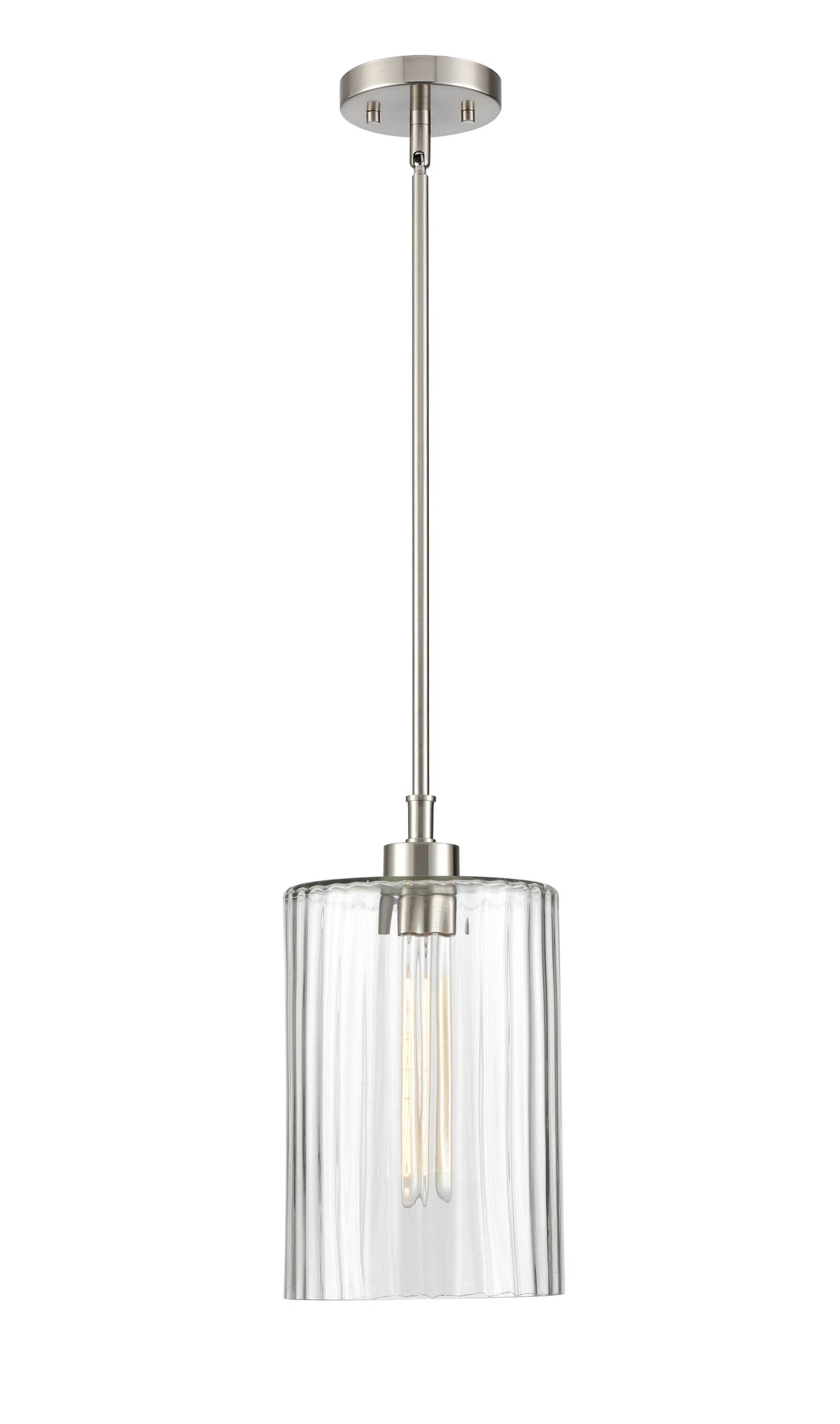 13.75'' Chastine Brushed Nickel 1 Light Pendant