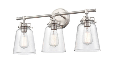 23'' Amberose Brushed Nickel 3 Light Bath Vanity