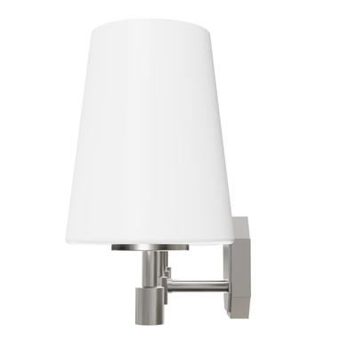 Nolita 30-inch 4-light Brushed Nickel Vanity Light with Cased White Glass