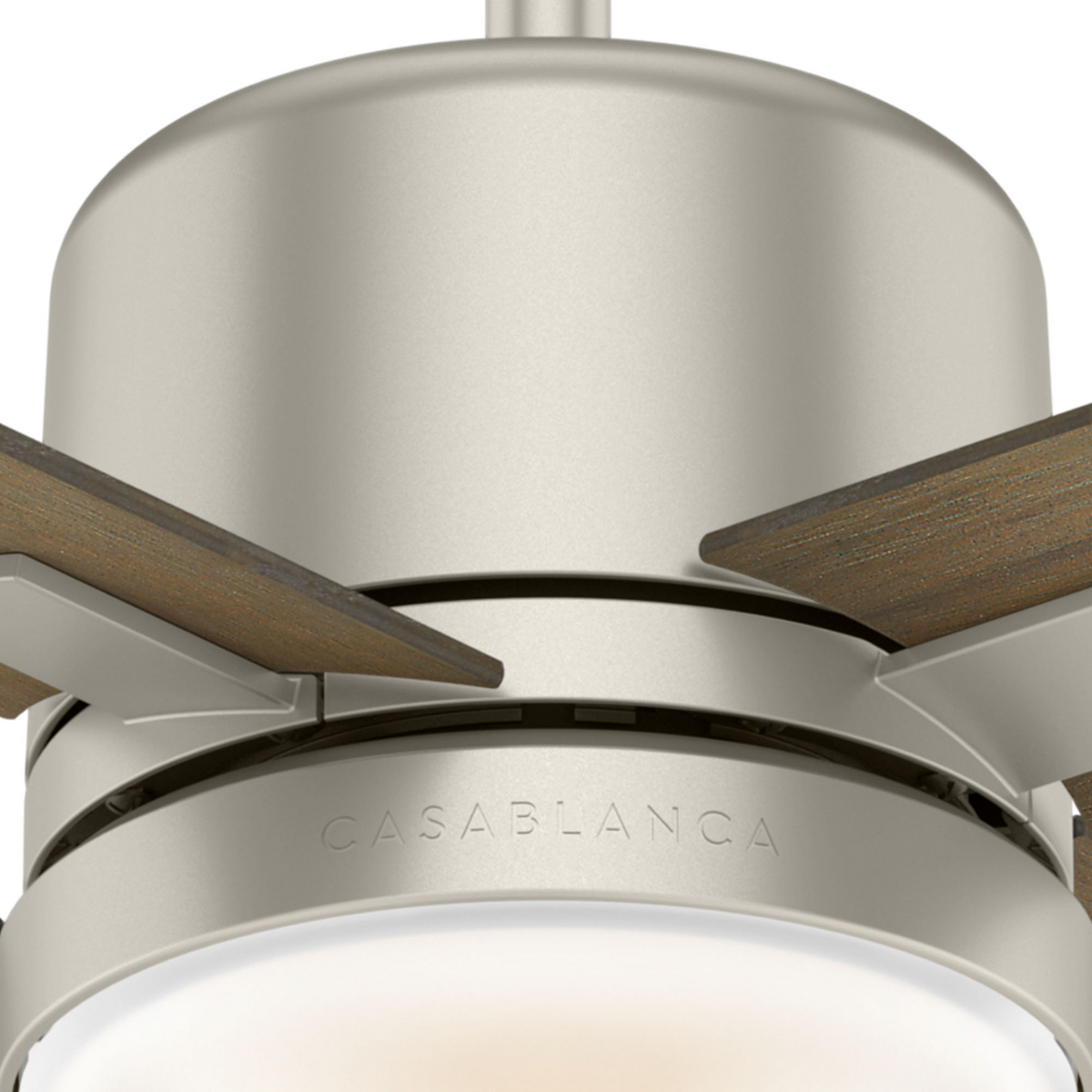 Casablanca 52 inch Axial Painted Pewter Ceiling Fan with LED Light Kit and Wall Control