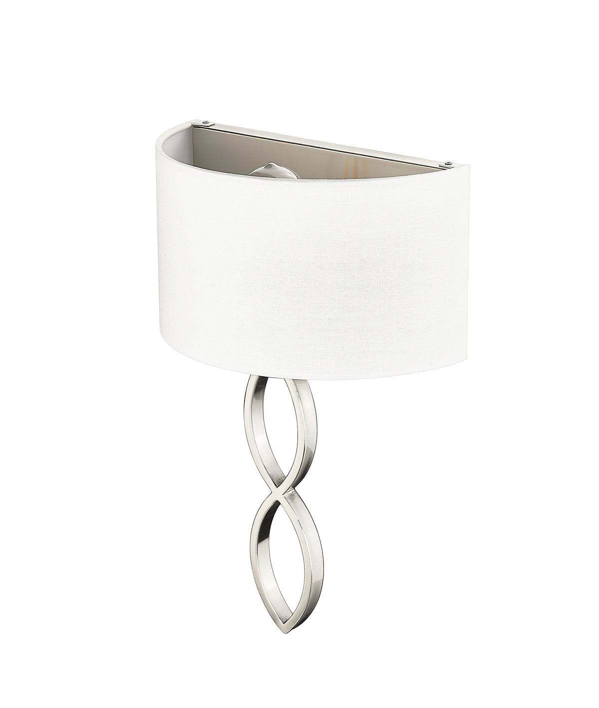 12.8'' Rylee Brushed Nickel 1 Light Wall Sconce