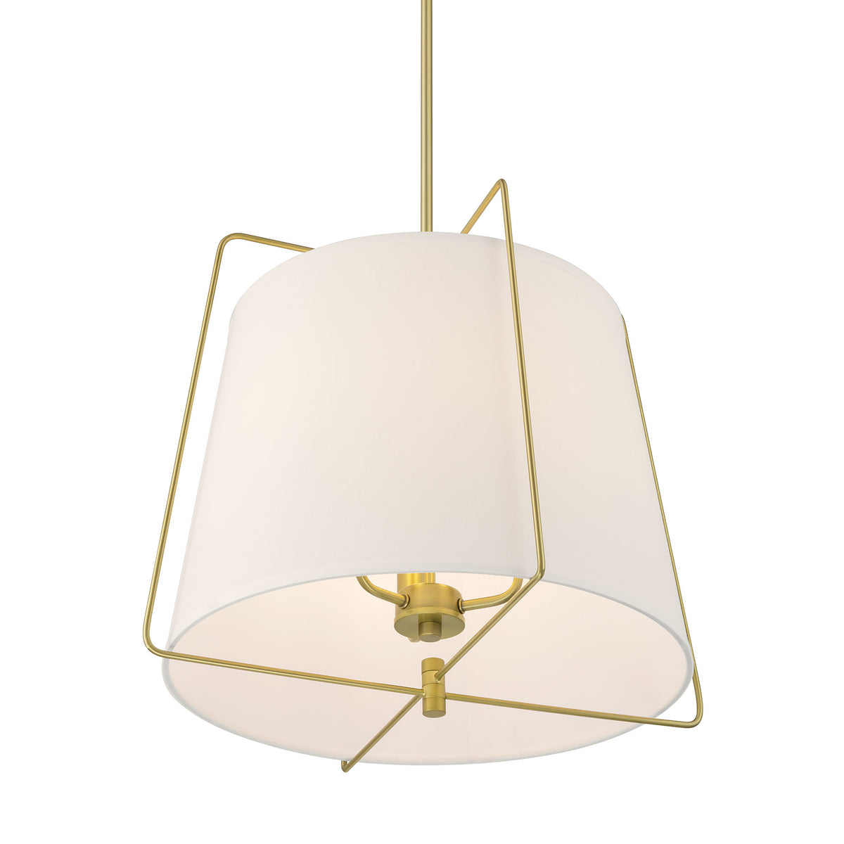 17.75'' Vellinor Vintage Brass 3 Light Pendant